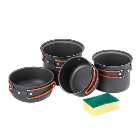 Four-in-one Combination Cookware And Tableware Picnic KHAN SHOP LLC