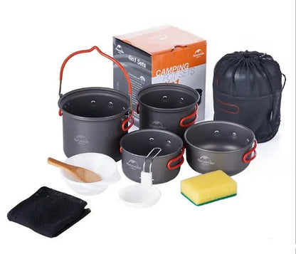 Four-in-one Combination Cookware And Tableware Picnic KHAN SHOP LLC