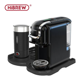 HiBREW Multiple Capsule Coffee Machine Hot/Cold DG Cappuccino Nes Small Capsule  Dryer H2B-M1A-Tray-BK-CHINA-EU The Khan Shop