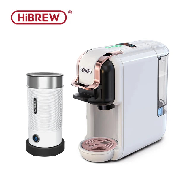 HiBREW Multiple Capsule Coffee Machine Hot/Cold DG Cappuccino Nes Small Capsule  Dryer H2B-M1A-WH-CHINA-UK The Khan Shop