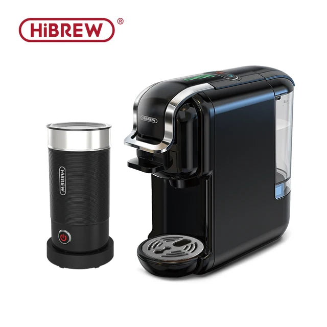HiBREW Multiple Capsule Coffee Machine Hot/Cold DG Cappuccino Nes Small Capsule  Dryer H2B-M1A-BK-CHINA-us The Khan Shop