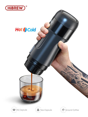 HiBREW Portable Coffee Machine for Car & Home,DC12V  Expresso Coffee Maker  Dryer  The Khan Shop