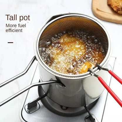 Japanese Tempura Frying Pot - Perfect for Crispy French Fries -  CookWare KHAN SHOP LLC 