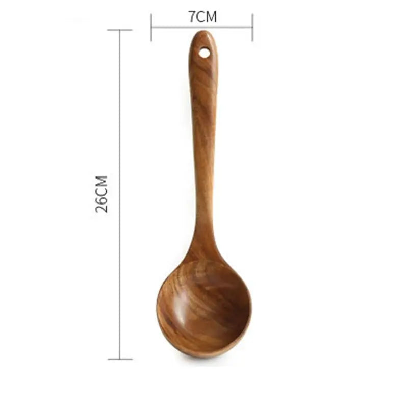 Kitchenware Set Household Non-stick Cookware Wooden Spoon KHAN SHOP LLC