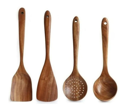 Kitchenware Set Household Non-stick Cookware Wooden Spoon KHAN SHOP LLC