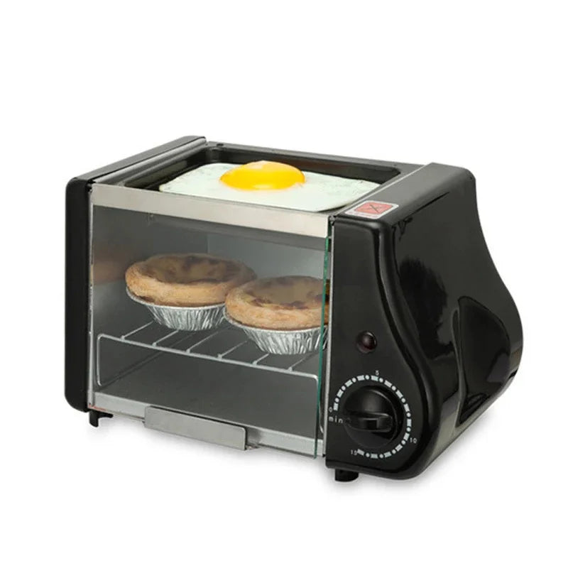 Mini Multifunction maker Toaster electric Baking Bakery roast Oven grill fried eggs  oven  The Khan Shop
