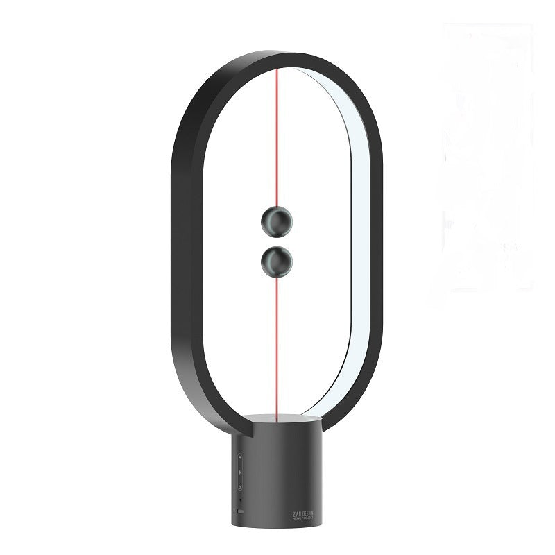 Mini Smart Magnetic Switch USB Suspended LED KHAN SHOP LLC Decoration Black-68X177X353mm-Rechargeable