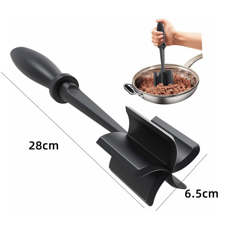 Multifunctional Meat Chopper Heat Resistant Meat Masher Nylon Hamburger Chopper KHAN SHOP LLC made in cookware