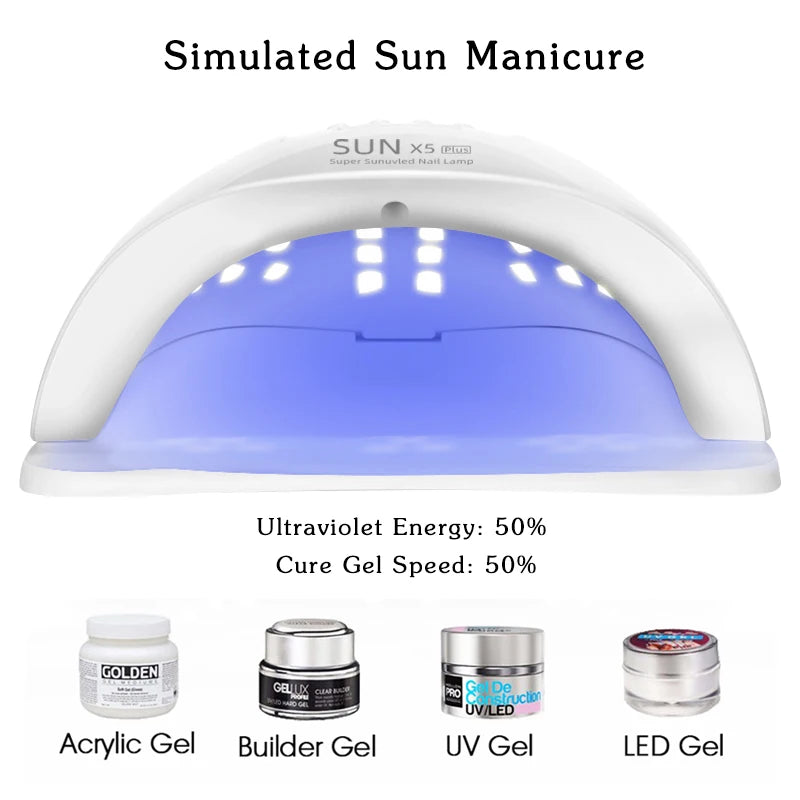 Nail Dryer LED Nail Lamp UV Lamp for Curing All Gel Nail Polish  Dryer  The Khan Shop