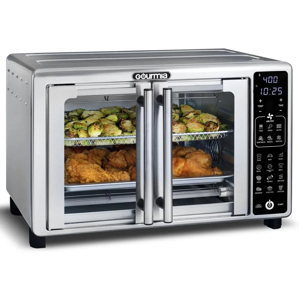 New Gourmia 6-Slice Digital Toaster Oven Air Fryer  oven  The Khan Shop