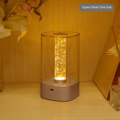 New LED Touch Atmosphere Light USB Charging Eye Protection KHAN SHOP LLC Decoration USB-Space-Silver-Starry-Sky