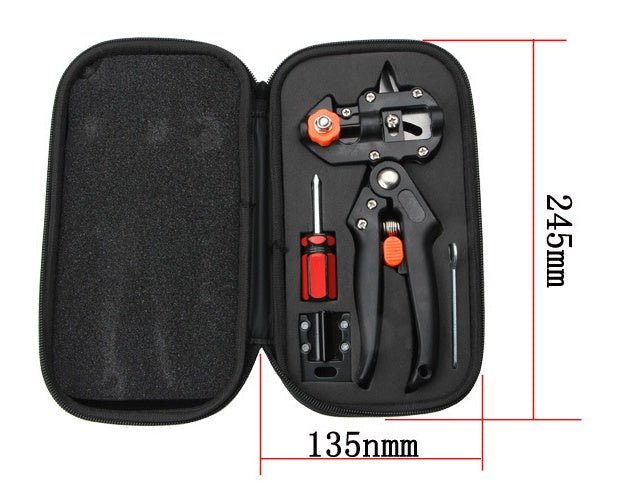 New Set Of Gardening Tools For Grafting Pruning Shears KHAN SHOP LLC garden A-set-of-grafting-scissors-Bag-packaging