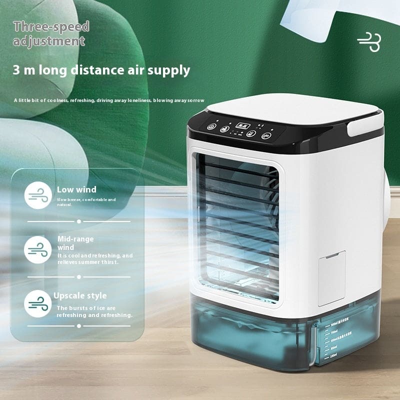 New Style Air Cooler Desktop Air Conditioner Fan Dual Spray Cooling KHAN SHOP LLC Air Conditioner