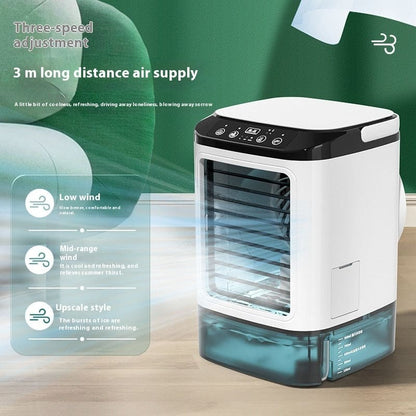 New Style Air Cooler Desktop Air Conditioner Fan Dual Spray Cooling KHAN SHOP LLC Air Conditioner