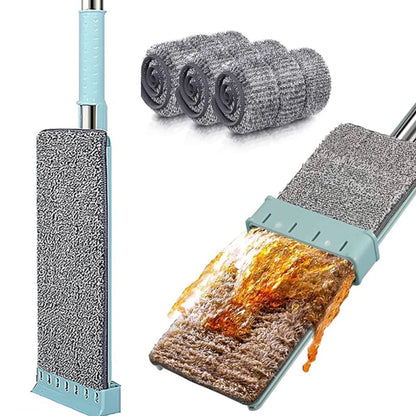 Newest Microfiber Flat Mop Hand Free Squeeze Cleaning Floor Mop KHAN SHOP LLC house power washer