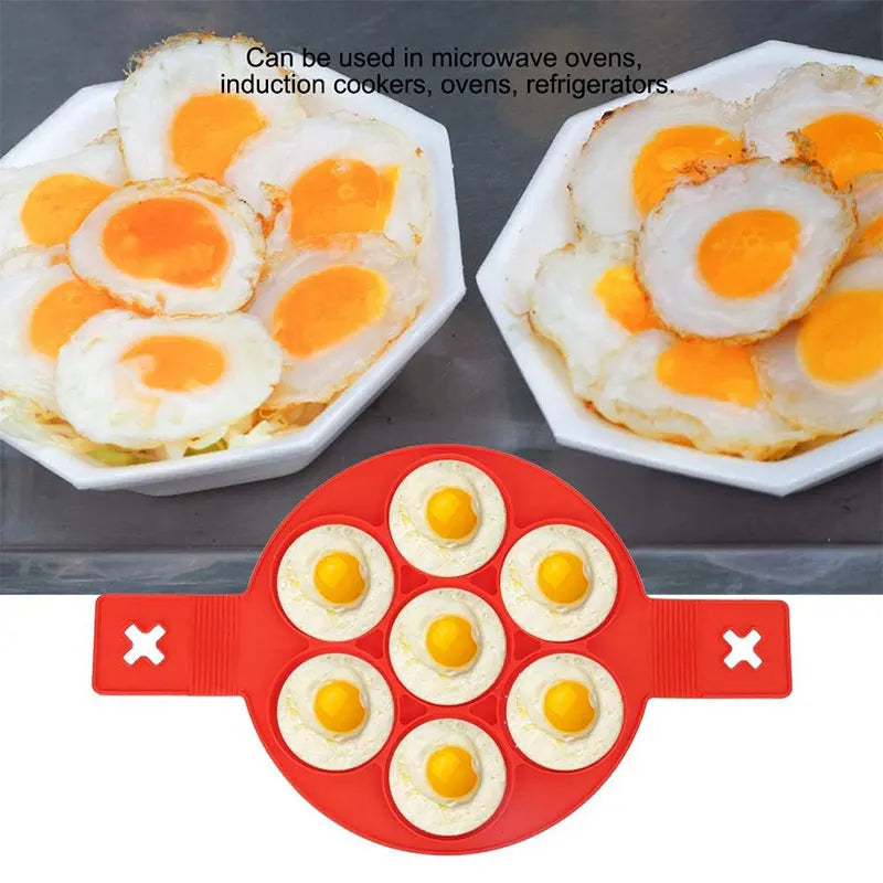 Nonstick Pancake Molds Ring Silicone Fried Egg Mould Reusable Pancake Maker KHAN SHOP LLC kitchen