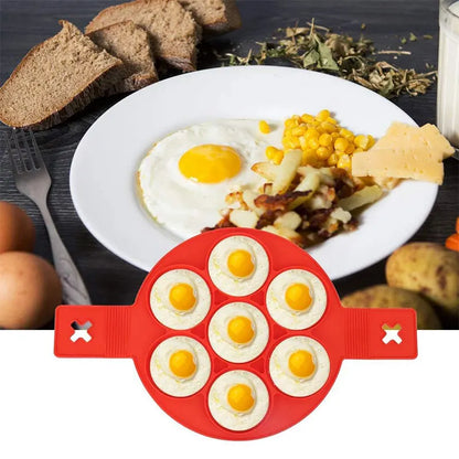 Nonstick Pancake Molds Ring Silicone Fried Egg Mould Reusable Pancake Maker KHAN SHOP LLC kitchen