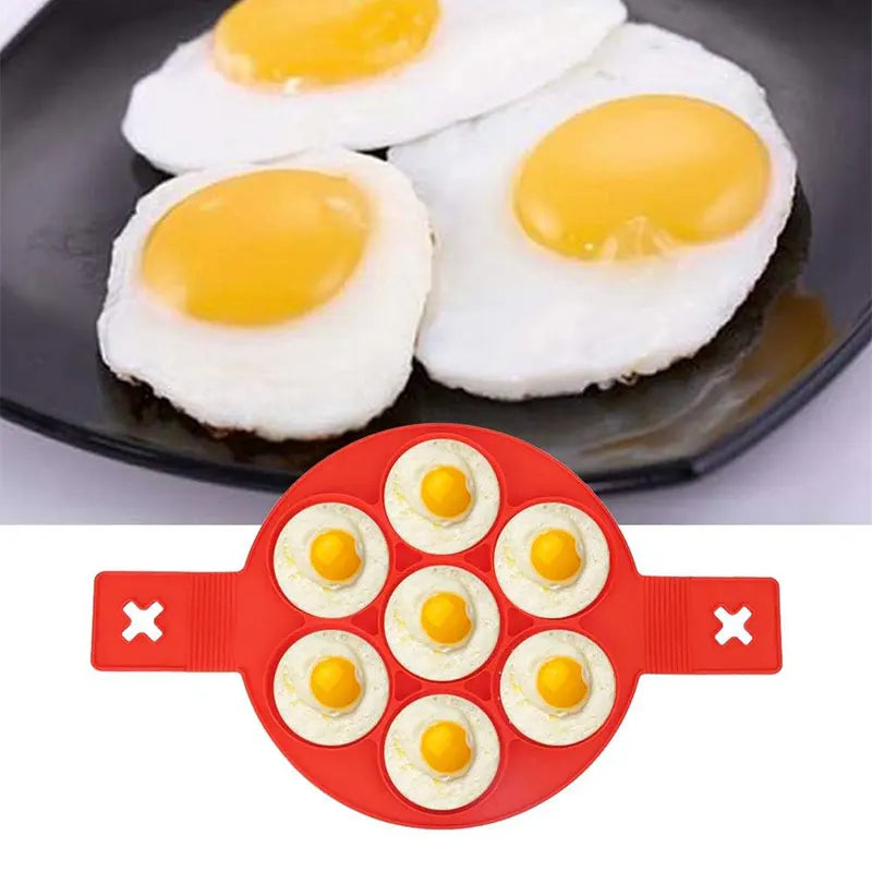 Nonstick Pancake Molds Ring Silicone Fried Egg Mould Reusable Pancake Maker KHAN SHOP LLC kitchen