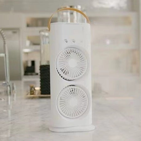 Double-ended Spray Fan Portable Humidifier Fan Air Conditioner  Portable Air Conditioner  The Khan Shop