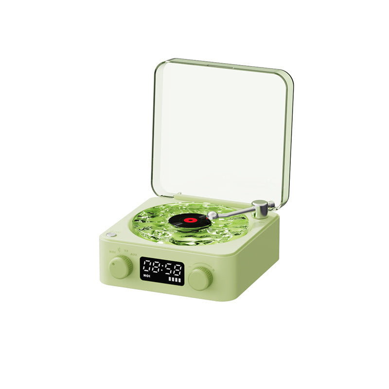 Retro Turntable Speaker Wireless Bluetooth 5.0 Vinyl Record Player The Khan Shop