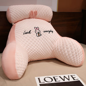 Sofa Fluffy Cushion Luncheon Pillow  Throw Pillows Pink-Rabbit-Ice-Bean-Material-70x50cm The Khan Shop