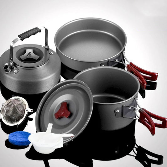 Picnic cookware set camping pot set camping pot KHAN SHOP LLC made in cookware