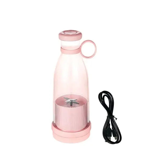 Rechargeable Mixers Fresh Fruit Juicers Blue/Pink Usb Portable Juice