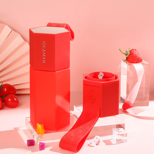 Portable Blender Pure Fruit Juicer Cup Electric Small Juicer The Khan Shop Juicer & Blender Red