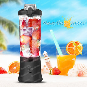 Portable Electric Juicer Fruit Mixers 600ML Blender with 4000mAh USB Rechargeable  Juicer & Blender  The Khan Shop