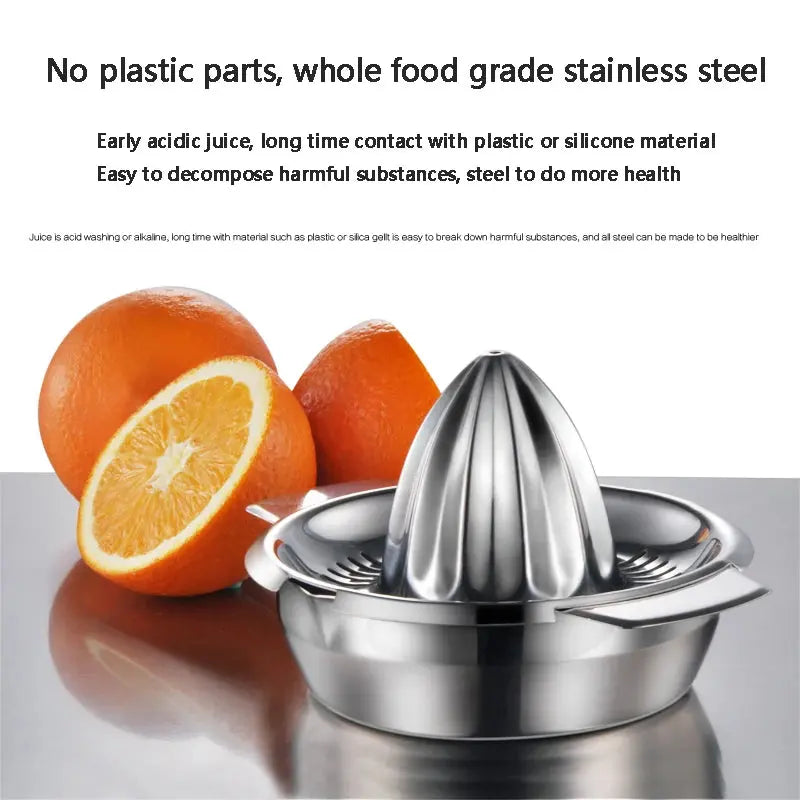 Portable Lemon Orange Manual Fruit Juicer 304 Stainless Steel Kitchen Accessories Tools