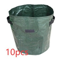 Potato Grow Bags Vegetable Planter Growing Bag DIY Fabric Grow Pot Outdoor Garden Pots Garden Tools Veget Garden KHAN SHOP LLC garden Green-10pcs-25x22cm