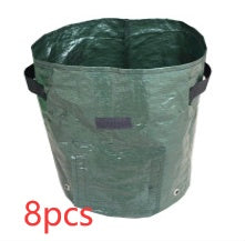 Potato Grow Bags Vegetable Planter Growing Bag DIY Fabric Grow Pot Outdoor Garden Pots Garden Tools Veget Garden KHAN SHOP LLC garden Green-8pcs-25x22cm