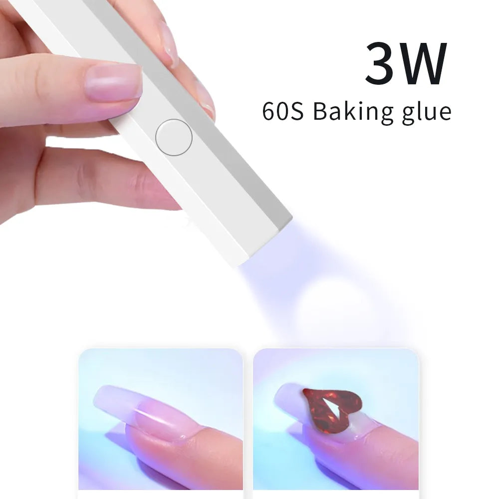 Quick Dry Nail Phototherapy Machine 3 UV LEDs  Dryer  The Khan Shop