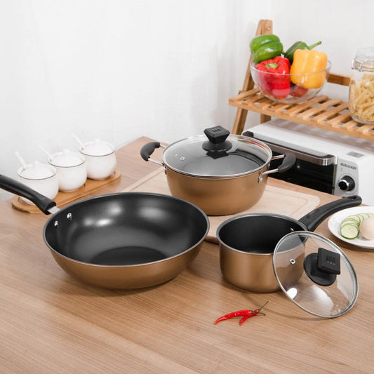 Set Of Pot Kitchen Cookware Cooking Pots KHAN SHOP LLC made in cookware