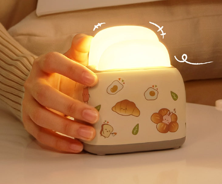 Toaster Small Night Light Cute USB Girl Heart KHAN SHOP LLC toaster