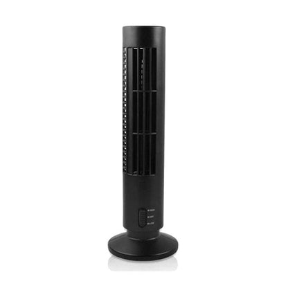 Tower fan bladeless fan tower electric fan mini vertical air conditioner fan KHAN SHOP LLC Air Conditioner Black