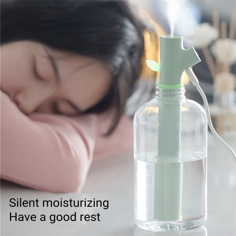 Mini Portable USB Air Humidifier Water Bottle Branch Ultrasonic Cool Mist Maker Fogger Humidificador Diffuser For Home Office KHAN SHOP LLC bottle