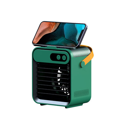 USB Mini Refrigeration Air Conditioner Household Small Portable KHAN SHOP LLC Air Conditioner F80-Green-USB