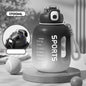 Water Bottle Creative 1.7L Portable Outdoor Sports Fitness Kettle KHAN SHOP LLC bottle Black