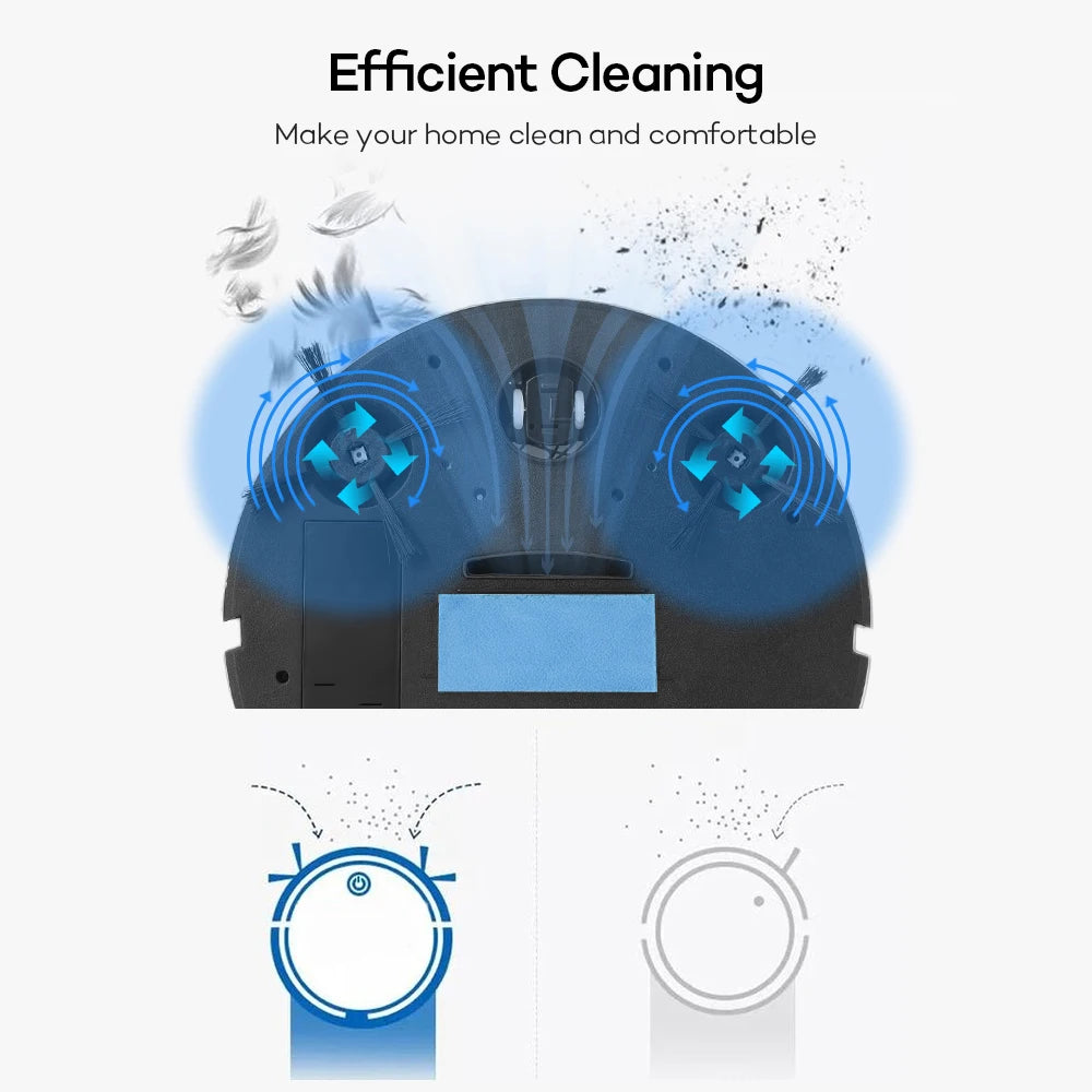 Xiaomi Five-in-one Smart Sweeping Robot Ultra-quiet Remote Control KHAN SHOP LLC dust and mop house cleaning