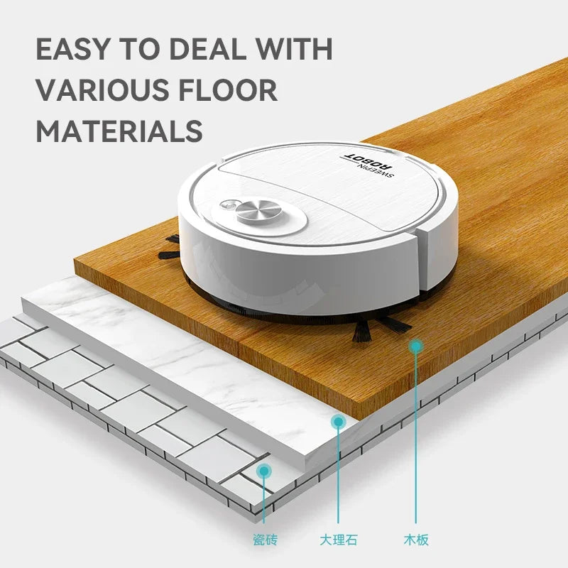 Xiaomi MIJIA 3-in-1 Sweeping Robot Home Smart Sweeper Vacuum Mopping KHAN SHOP LLC dust and mop house cleaning