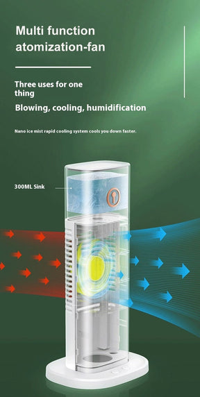 Mini Air Conditioner Fan USB Spray Household The Khan Shop