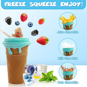 500ml Large Capacity Slushy Cup Summer Squeeze Homemade Juice Water Bottle The Khan Shop