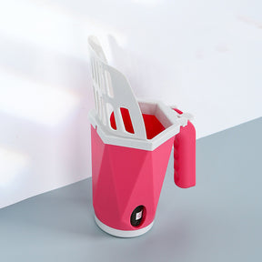 Self-cleaning Cat Litter Scoop Cat Sand  Cleaning Tool Red The Khan Shop