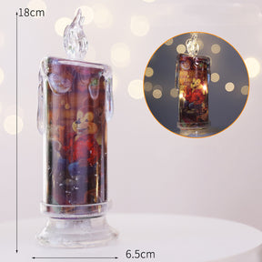 Christmas Transparent Electronic Candles Decorative Gifts The Khan Shop