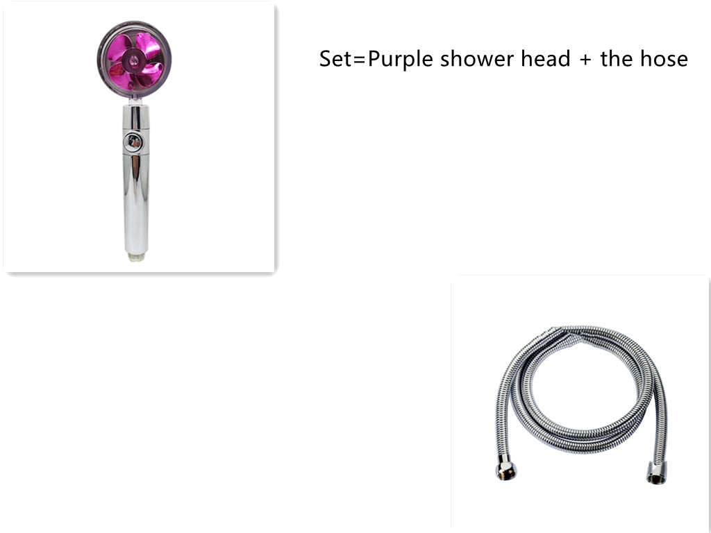 Shower Head Water Saving Flow 360 Degrees Rotating  Bathroom Accessories Set6 The Khan Shop
