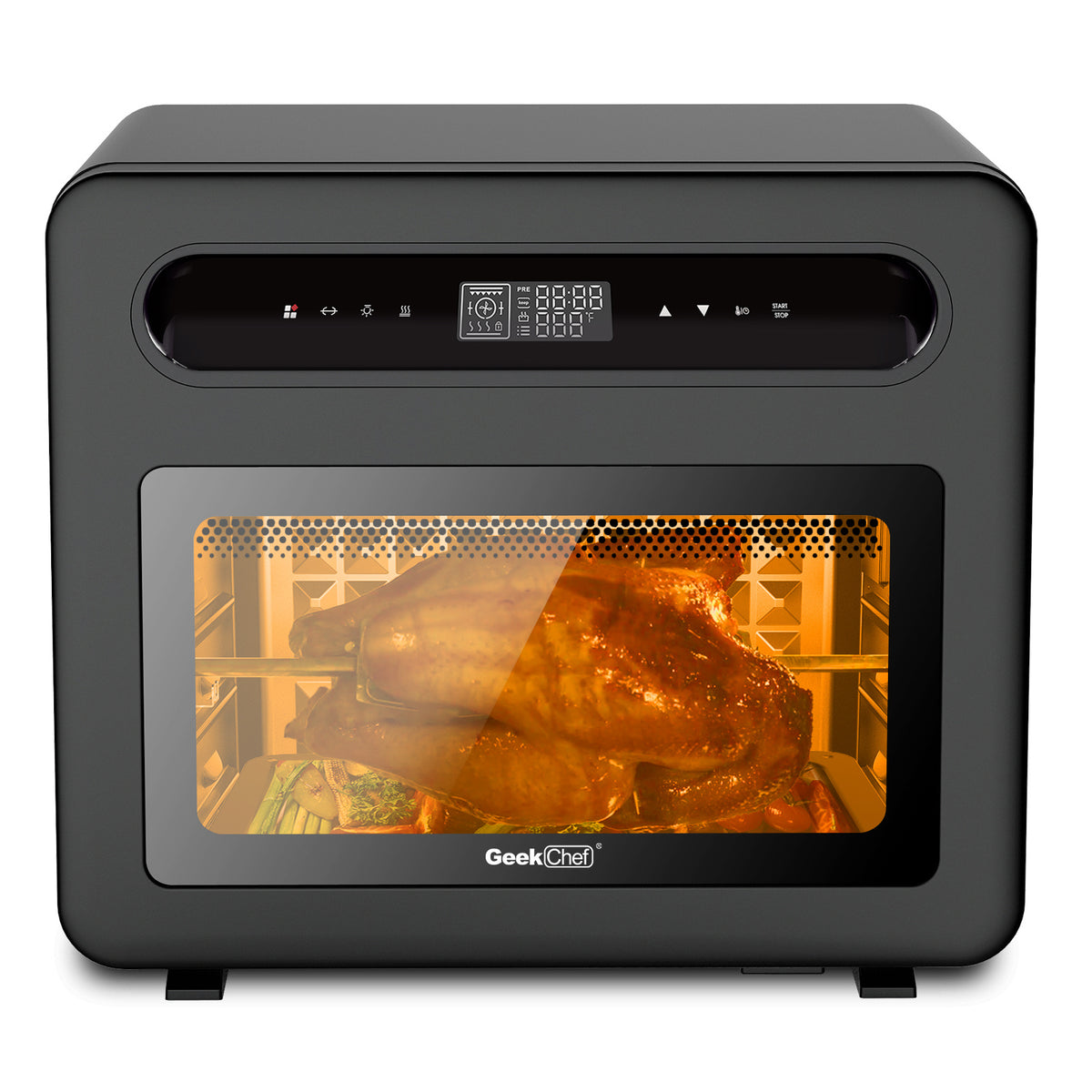 Geek Chef Steam Air Fryer Toast Oven Combo  oven 26QT The Khan Shop