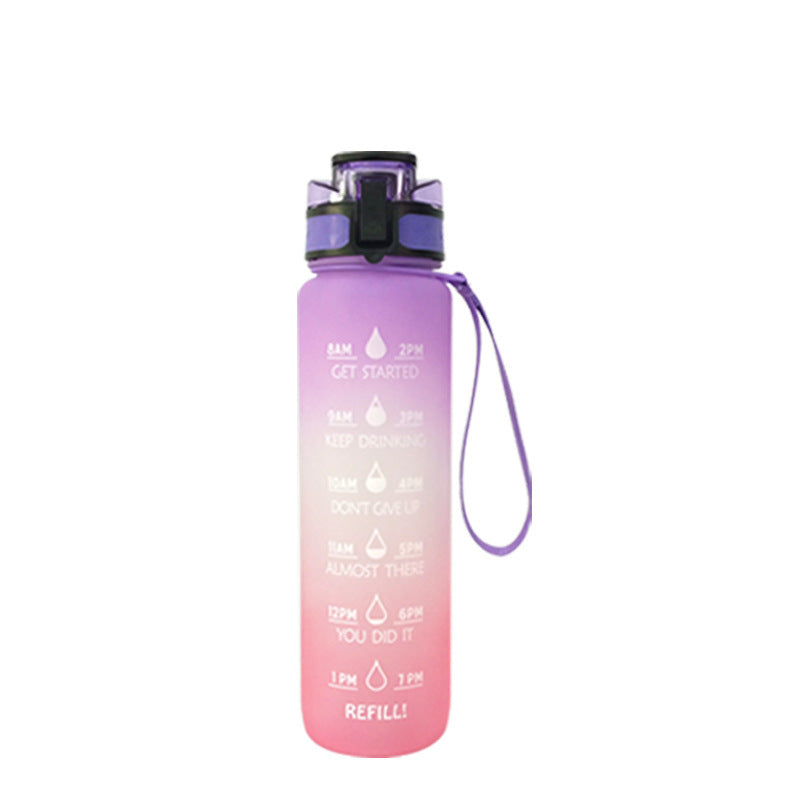 Transparent Flask Water Bottle 1000ml  DrinkWare F-1000ML The Khan Shop