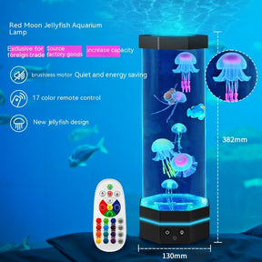 Jellyfish Lava Lamp 17 Colors Changing 15inch Jellyfish Lamp With Remote Control USB The Khan Shop