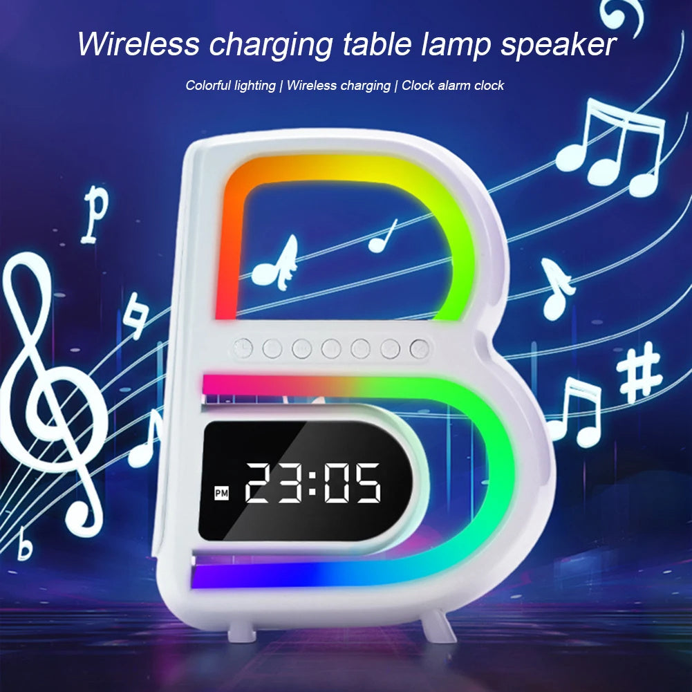 2024 New B-Shaped Blutooth Speaker Multifunctional Smart Music Rhythme The Khan Shop